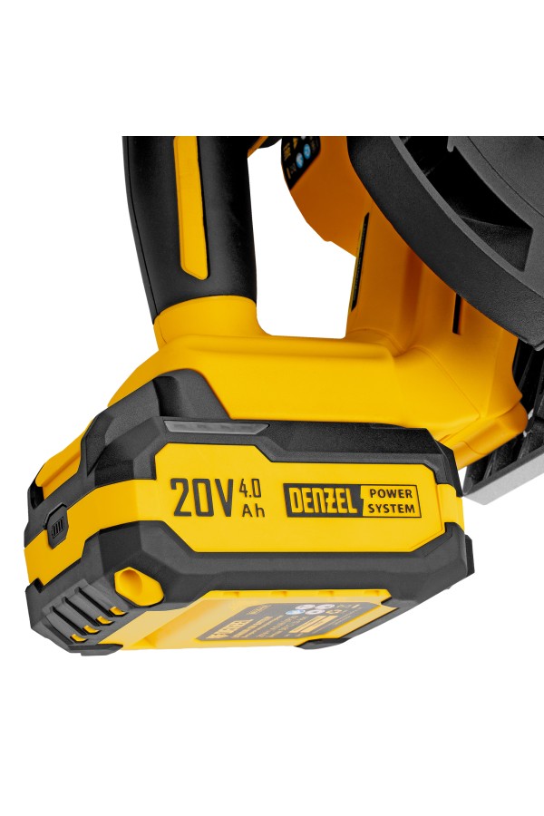 Пила циркулярная аккумуляторная бесщет. CCSH-BL-20-185, 185 мм, Li-Ion, 20 В// Denzel