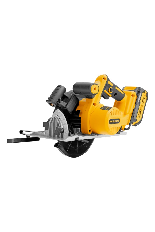 Пила циркулярная аккумуляторная бесщет. CCSH-BL-20-185, 185 мм, Li-Ion, 20 В// Denzel