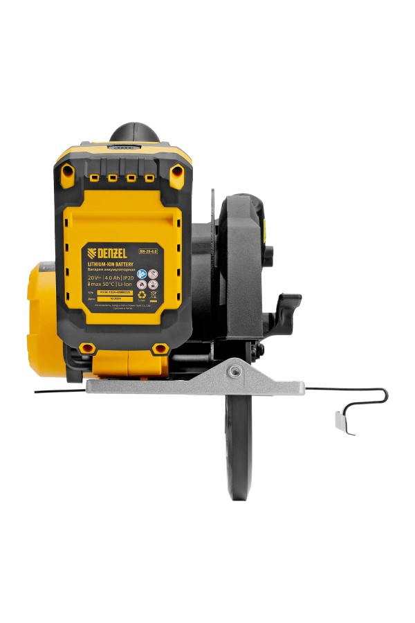 Пила циркулярная аккумуляторная бесщет. CCSH-BL-20-185, 185 мм, Li-Ion, 20 В// Denzel