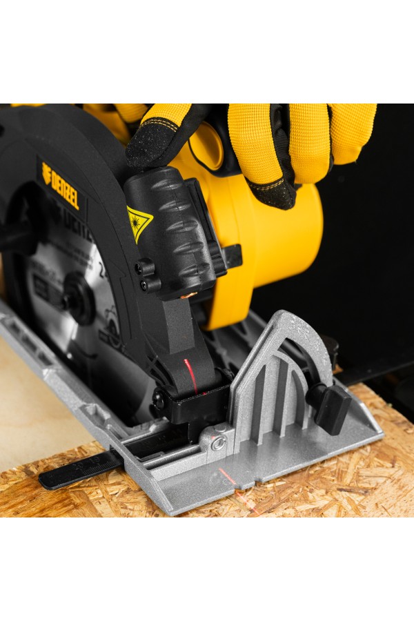 Пила циркулярная аккумуляторная бесщет. CCSH-BL-20-185, 185 мм, Li-Ion, 20 В// Denzel