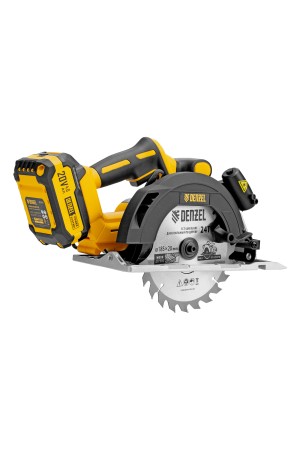 Пила циркулярная аккумуляторная бесщет. CCSH-BL-20-185, 185 мм, Li-Ion, 20 В// Denzel