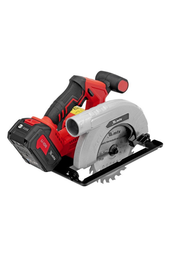 Пила циркулярная аккумуляторная CCSU-20-165, 165 мм, Li-Ion, 20 В// MTX