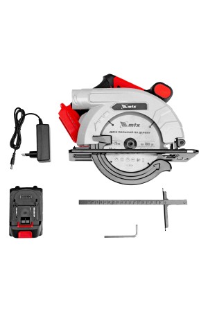 Пила циркулярная аккумуляторная CCSU-20-165, 165 мм, Li-Ion, 20 В// MTX