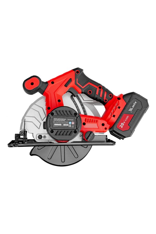 Пила циркулярная аккумуляторная CCSU-20-165, 165 мм, Li-Ion, 20 В// MTX