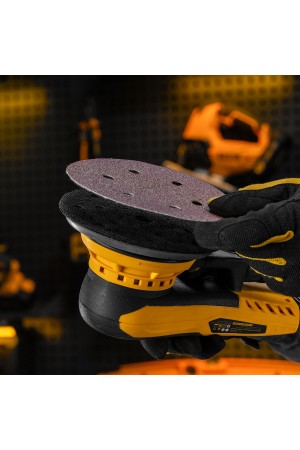 Машина шлифовальная орбитальная бесщет OS-150-BL, 350 Вт, 4000-10000 об/мин// Denzel