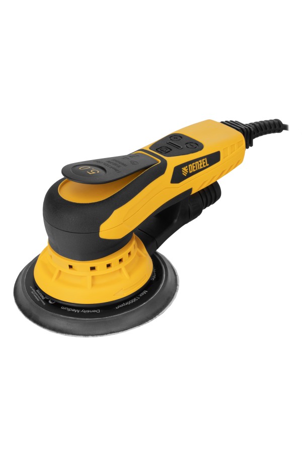 Машина шлифовальная орбитальная бесщет OS-150-BL, 350 Вт, 4000-10000 об/мин Denzel