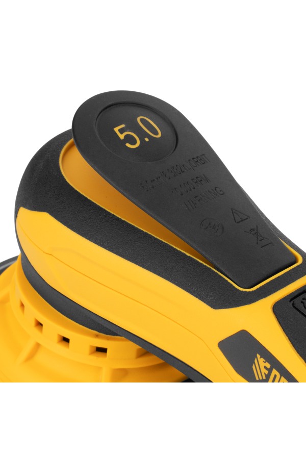 Машина шлифовальная орбитальная бесщет OS-150-BL, 350 Вт, 4000-10000 об/мин Denzel