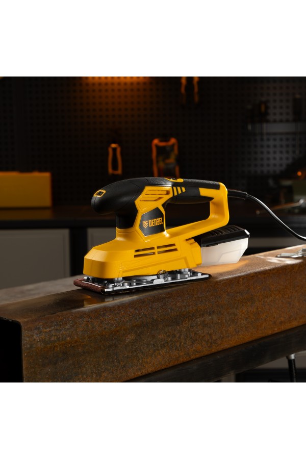 Машина плоскошлифовальная вибрационная VS-90-187, 240 Вт, 6000-11000 об/мин Denzel