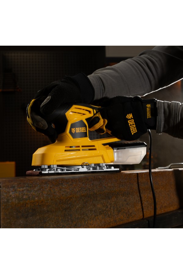 Машина плоскошлифовальная вибрационная VS-90-187, 240 Вт, 6000-11000 об/мин Denzel