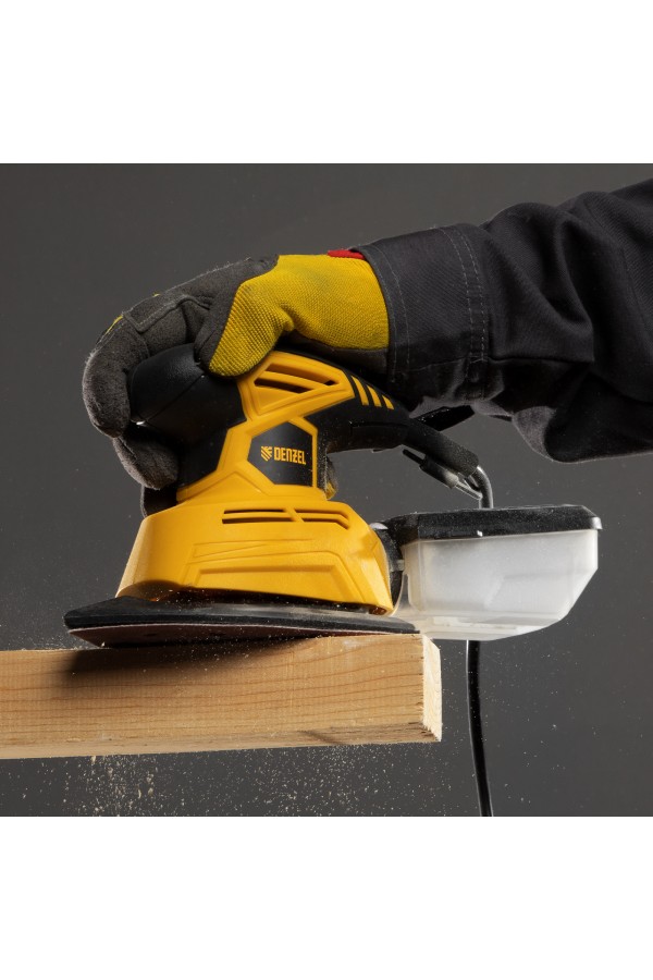 Машина плоскошлифовальная вибрационная 2 в 1 VDS-2, 130 Вт, 14000 об/мин Denzel