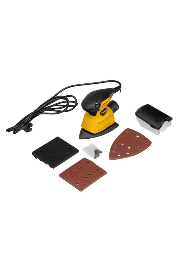 Машина плоскошлифовальная вибрационная 2 в 1 VDS-2, 130 Вт, 14000 об/мин Denzel