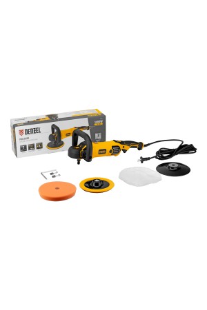 Машина полировальная CP-180, 1400 Вт, 180 мм, 0-3000 об/мин Denzel