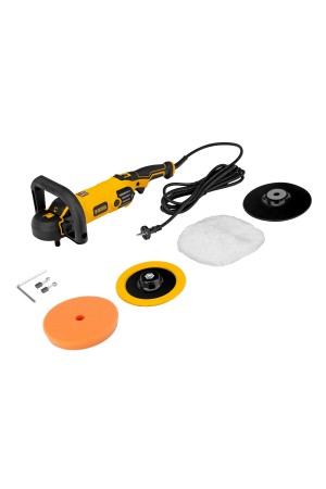 Машина полировальная CP-180, 1400 Вт, 180 мм, 0-3000 об/мин Denzel