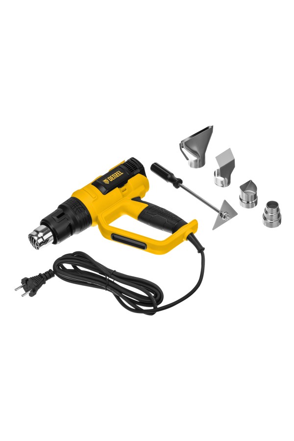 Фен технический HG-2000M, 2000 Вт, 3 режима Denzel