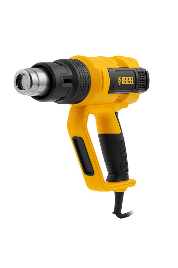 Фен технический HG-2000E, 2000 Вт, 2 режима, LCD дисплей Denzel