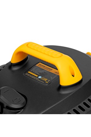 Пылесос строительный SVC15, 1200 Вт, бак 15 л, шланг 2 м Denzel