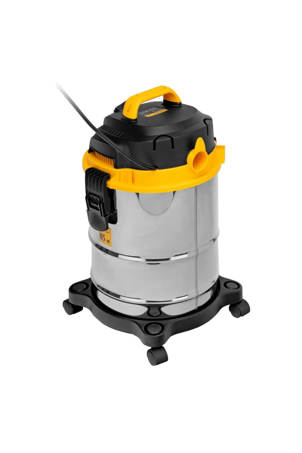 Пылесос строительный SVC15, 1200 Вт, бак 15 л, шланг 2 м Denzel