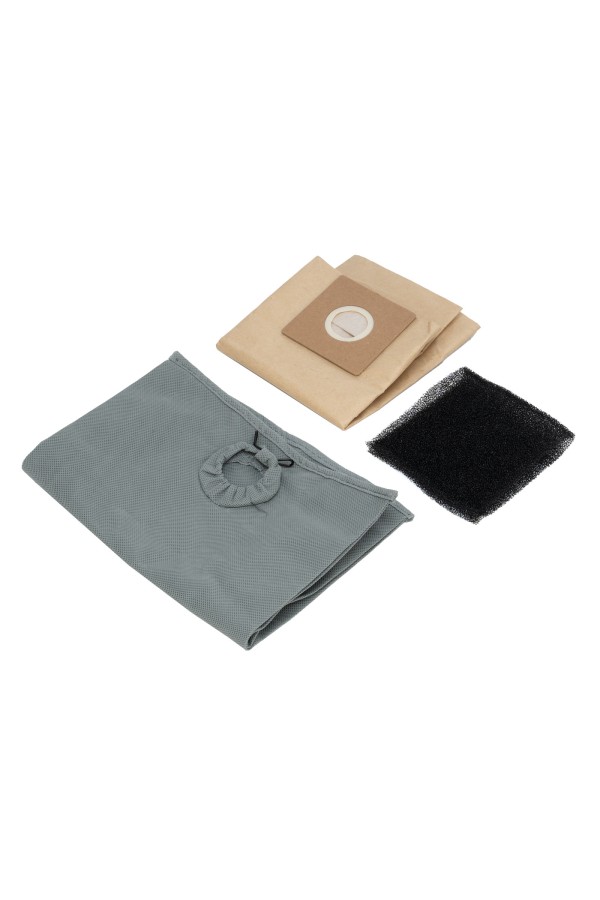 Пылесос строительный SVC15, 1200 Вт, бак 15 л, шланг 2 м Denzel