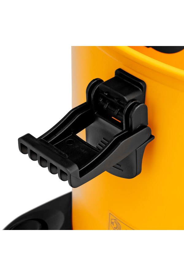 Пылесос строительный RVC20, 1400 Вт, бак 20 л, шланг 3 м, розетка с автосинхр. Denzel