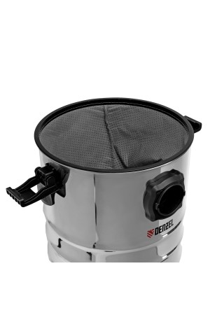 Пылесос строительный RVC30, 1400 Вт, бак 30 л, шланг 3 м, розетка с автосинхр. Denzel