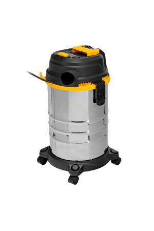 Пылесос строительный RVC30, 1400 Вт, бак 30 л, шланг 3 м, розетка с автосинхр. Denzel