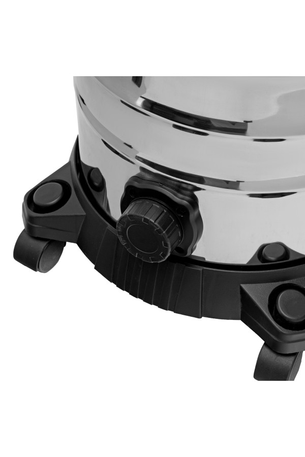 Пылесос строительный RVC30, 1400 Вт, бак 30 л, шланг 3 м, розетка с автосинхр. Denzel