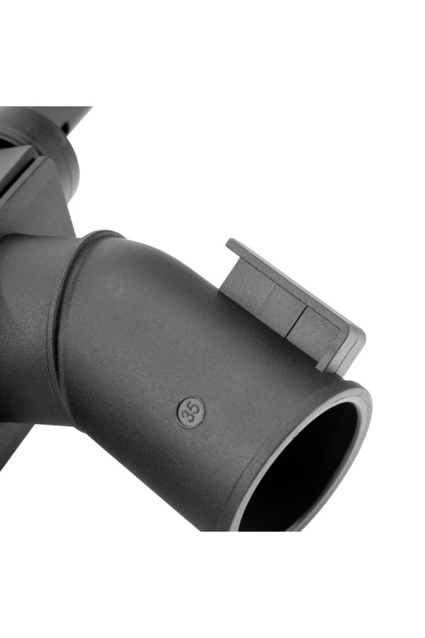 Щетка-насадка строительная широкая для пылесосов 25,3х7,3 см Denzel