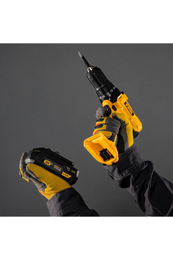 Батарея аккумуляторная B-18-2.0, Li-Ion, 18 В, 2,0 Ач Denzel