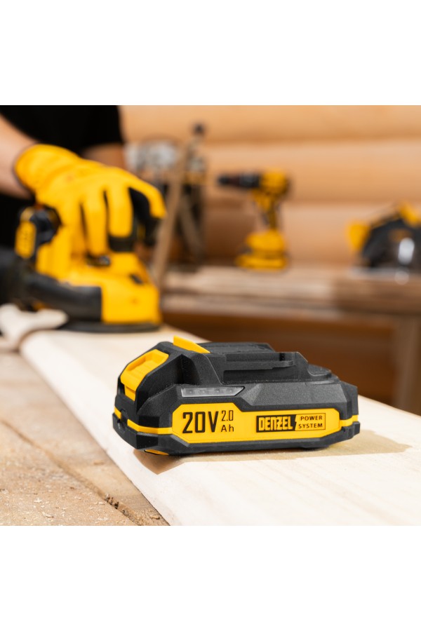 Батарея аккумуляторная BH-20-2.0, Li-Ion, 20 В, 2,0 Ач// Denzel