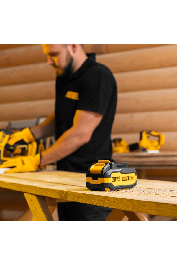 Батарея аккумуляторная BH-20-4.0, Li-Ion, 20 В, 4,0 Ач// Denzel