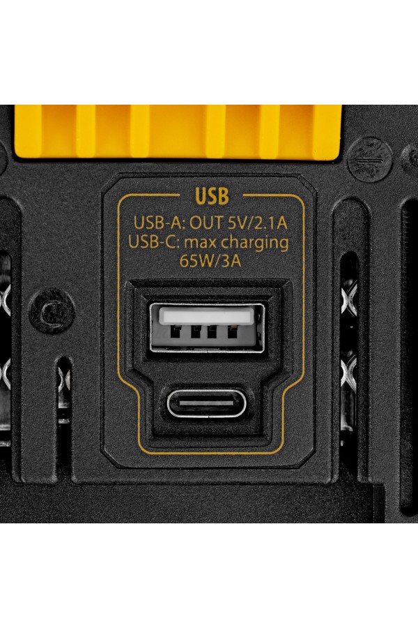 Батарея аккумуляторная BH-20-6.0, Li-Ion, USB, 20 В, 6,0 Ач// Denzel