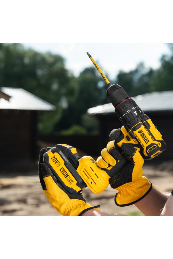 Батарея аккумуляторная BH-20-6.0, Li-Ion, USB, 20 В, 6,0 Ач// Denzel