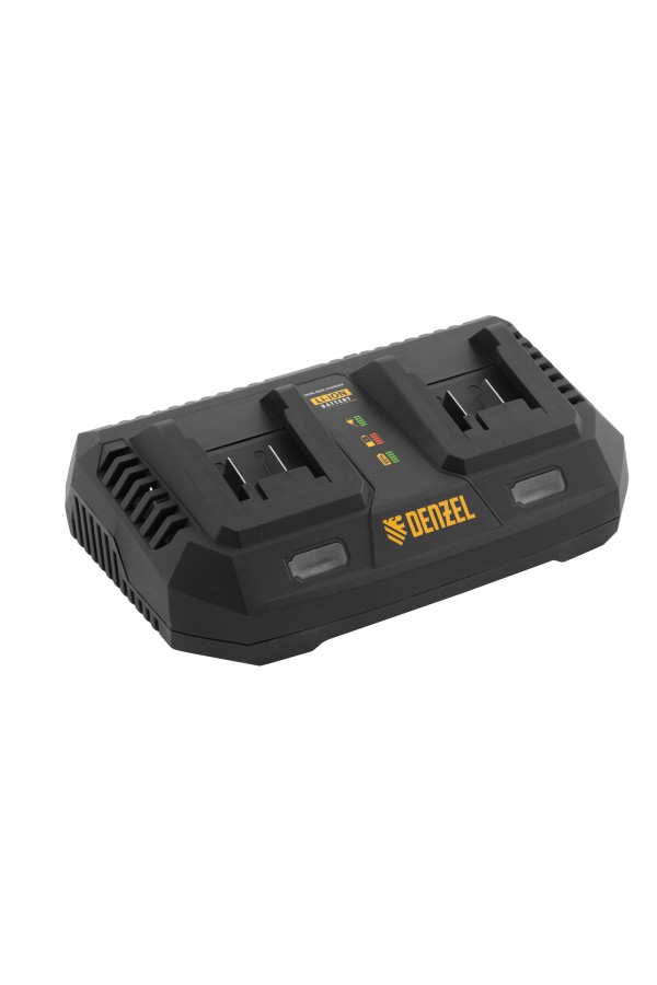 Устройство зарядное для аккумуляторов IBC-18-3.0-2, Li-Ion, 18В, 3.0 А, для двух батарей Denzel