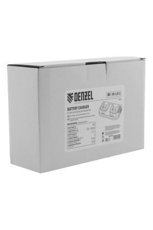 Устройство зарядное для аккумуляторов IBC-18-3.0-2, Li-Ion, 18В, 3.0 А, для двух батарей Denzel