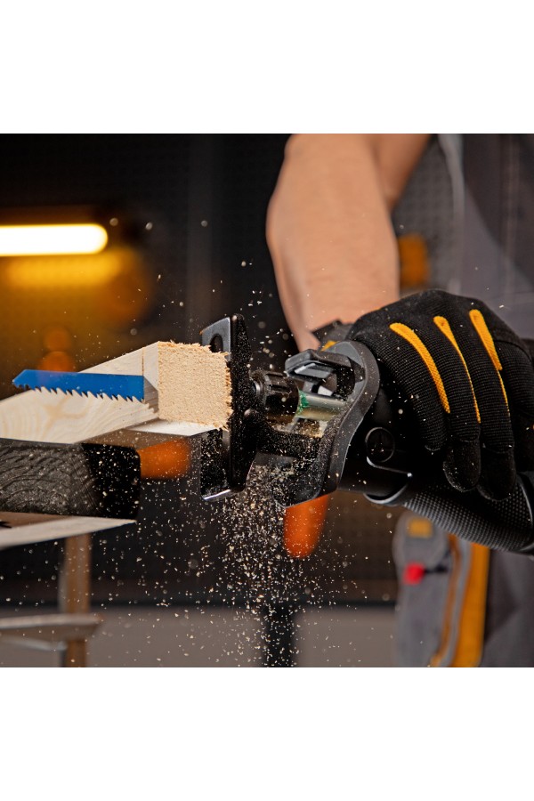 Пила сабельная аккумуляторная бесщет BRC-120,  18В Li-Ion Denzel