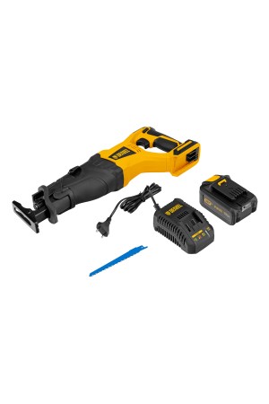 Пила сабельная аккумуляторная бесщет BRC-120,  18В Li-Ion Denzel