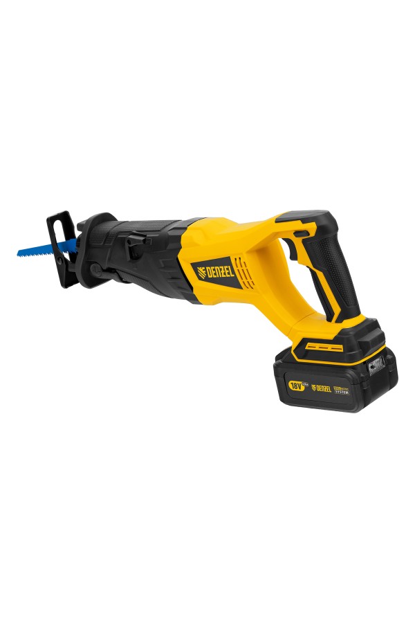 Пила сабельная аккумуляторная бесщет BRC-120,  18В Li-Ion Denzel