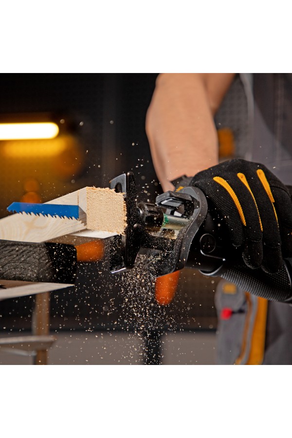 Пила сабельная аккумуляторная бесщет BRC-120-0,  18В Li-Ion Denzel