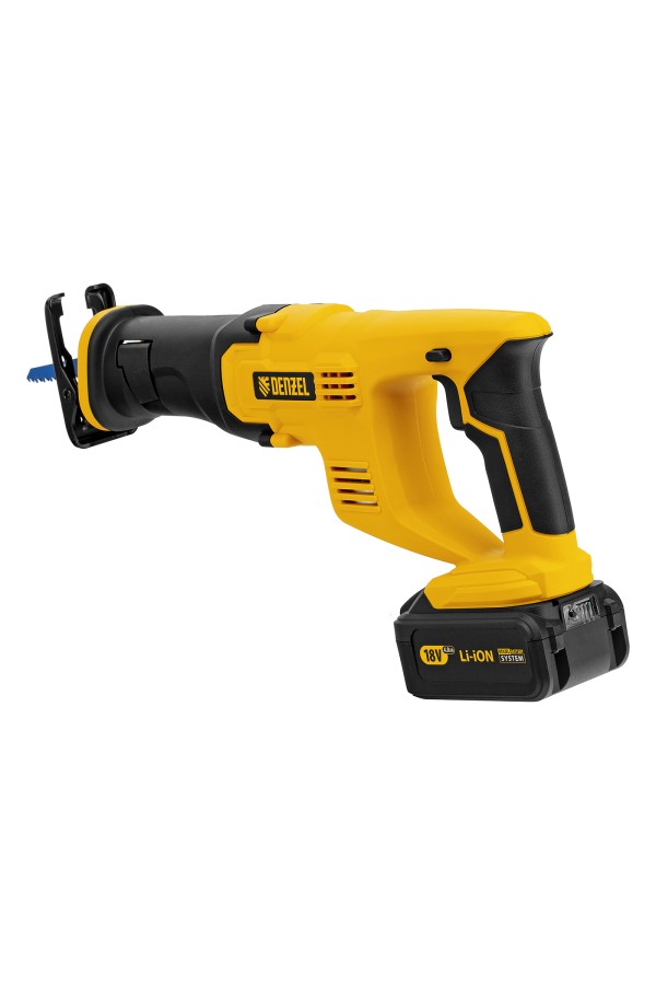 Пила сабельная аккумуляторная CRC-115, 18В Li-Ion Denzel