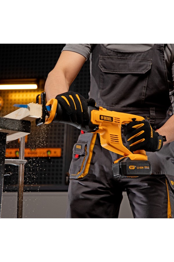 Пила сабельная аккумуляторная CRC-115-0,  18В Li-Ion Denzel