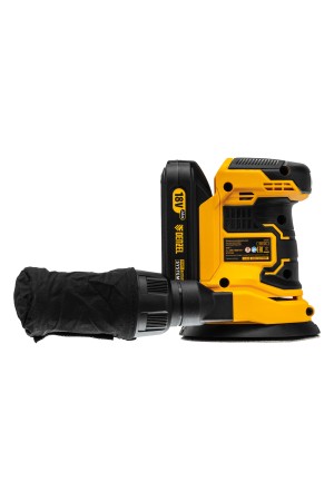 Машина шлифовальная эксцентриковая аккумуляторная COS-125, 18В Li-Ion Denzel