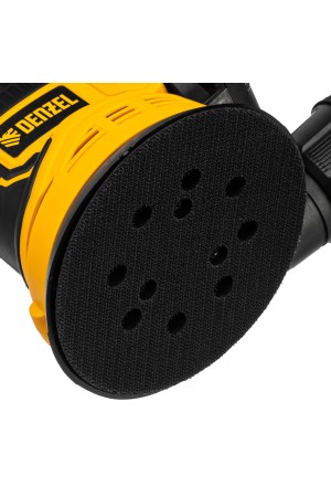 Машина шлифовальная эксцентриковая аккумуляторная COS-125, 18В Li-Ion Denzel