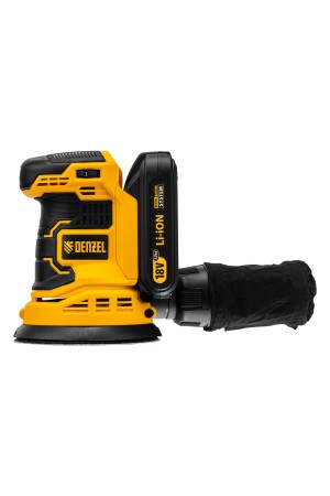 Машина шлифовальная эксцентриковая аккумуляторная COS-125, 18В Li-Ion Denzel