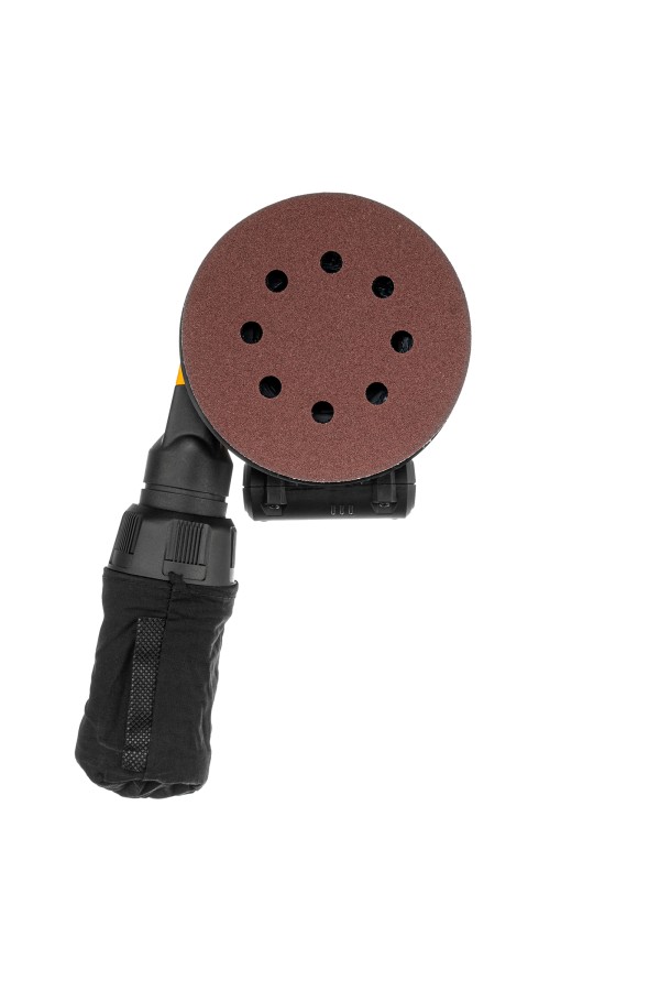 Машина шлифовальная эксцентриковая аккумуляторная COS-125, 18В Li-Ion Denzel