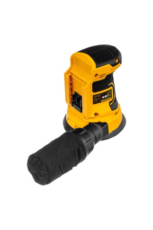 Машина шлифовальная эксцентриковая аккумуляторная COS-125-0, 18В Li-Ion Denzel