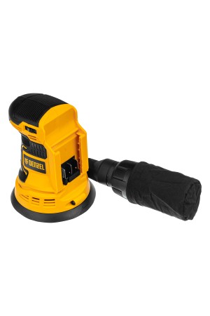 Машина шлифовальная эксцентриковая аккумуляторная COS-125-0, 18В Li-Ion Denzel