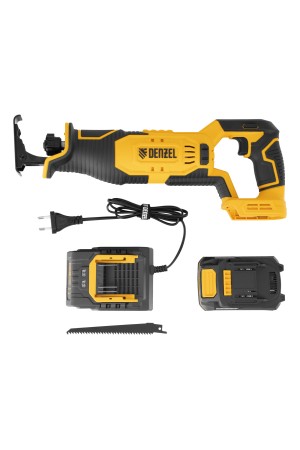 Пила сабельная аккумуляторная RS-180, Li-Ion, 20 В Denzel