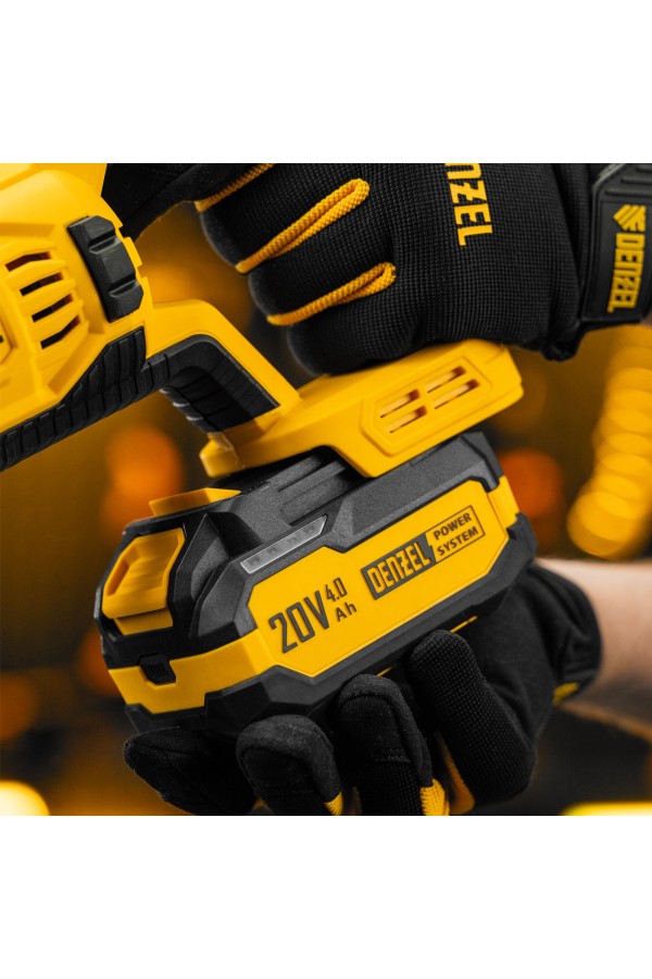 Пила сабельная аккумуляторная RS-180, Li-Ion, 20 В Denzel