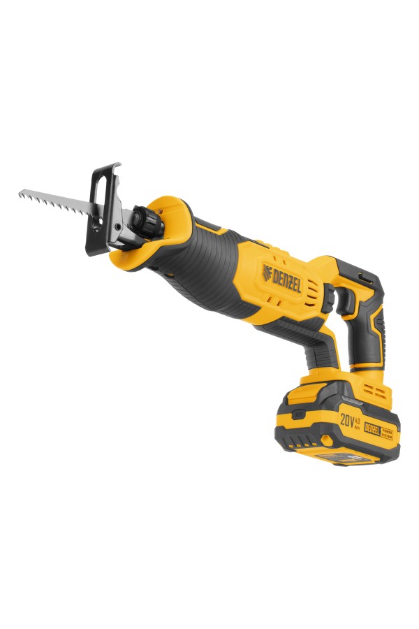 Пила сабельная аккумуляторная RS-180, Li-Ion, 20 В Denzel