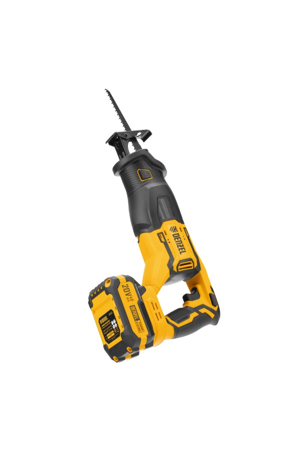 Пила сабельная аккумуляторная бесщет. RS-250, Li-Ion, 20 В Denzel